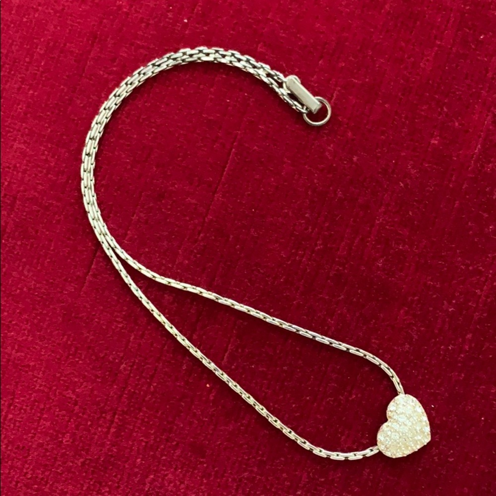 GUC Swarovski Heart Necklace